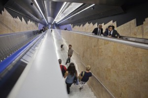 Beautiful designs at Toledo underground station